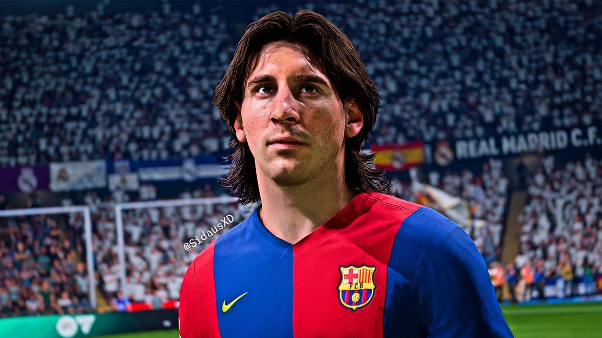 Lionel Messi 2007 (with Hair Movement)