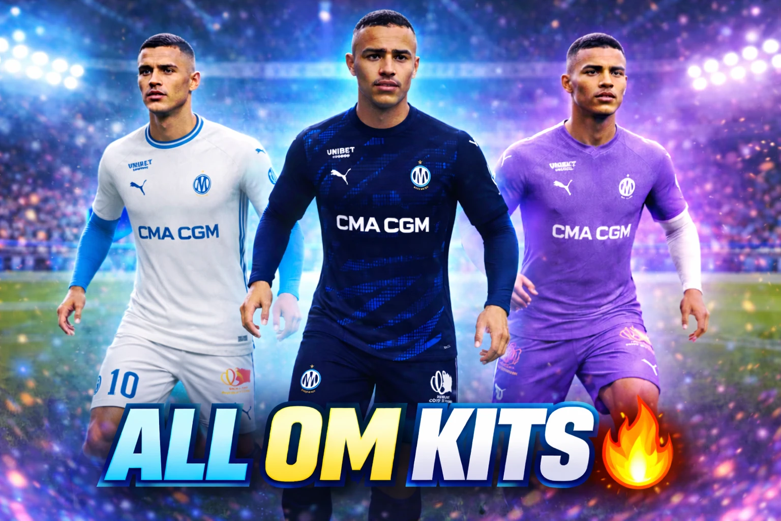 Olympique de Marseille 26-27 New Kit