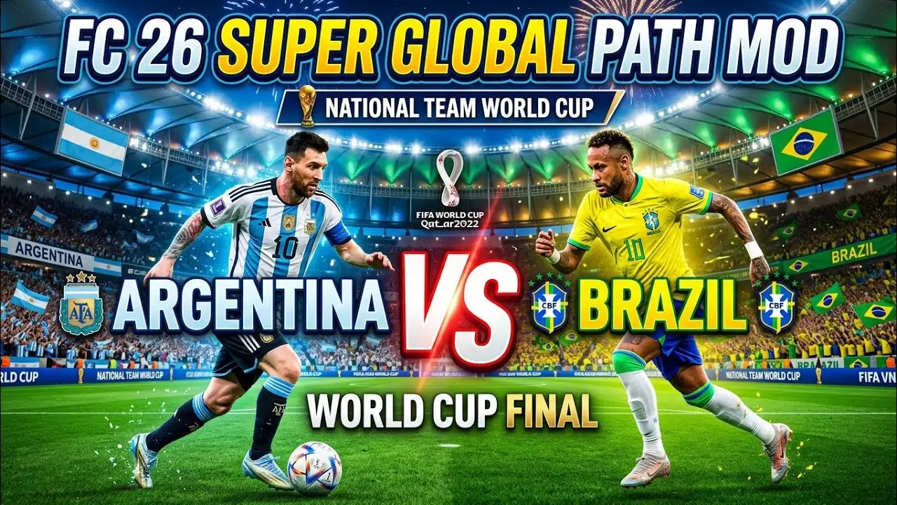 SUPER GLOBAL PATH MOD NATIONAL TEAMS | TU 1.5.4