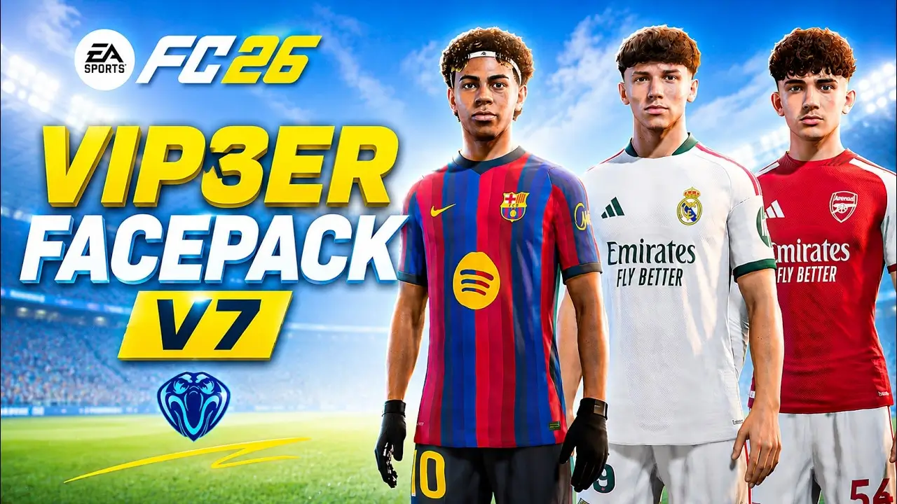 FC 26 — Collection of faces + tattoos v7 | TU 1.5.6