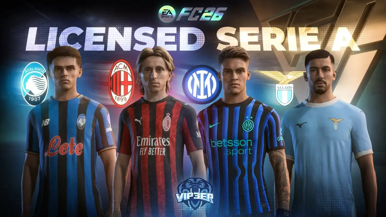 FC 26 — Licensed Serie A Teams | TU 1.6.6