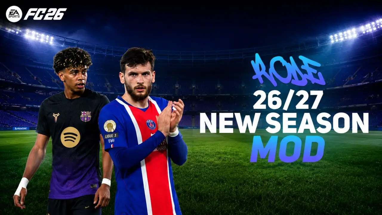 Thumbnail mod FC 26 — RODEs 26-27 New Season Mod Beta 2 | TU 1.6.6