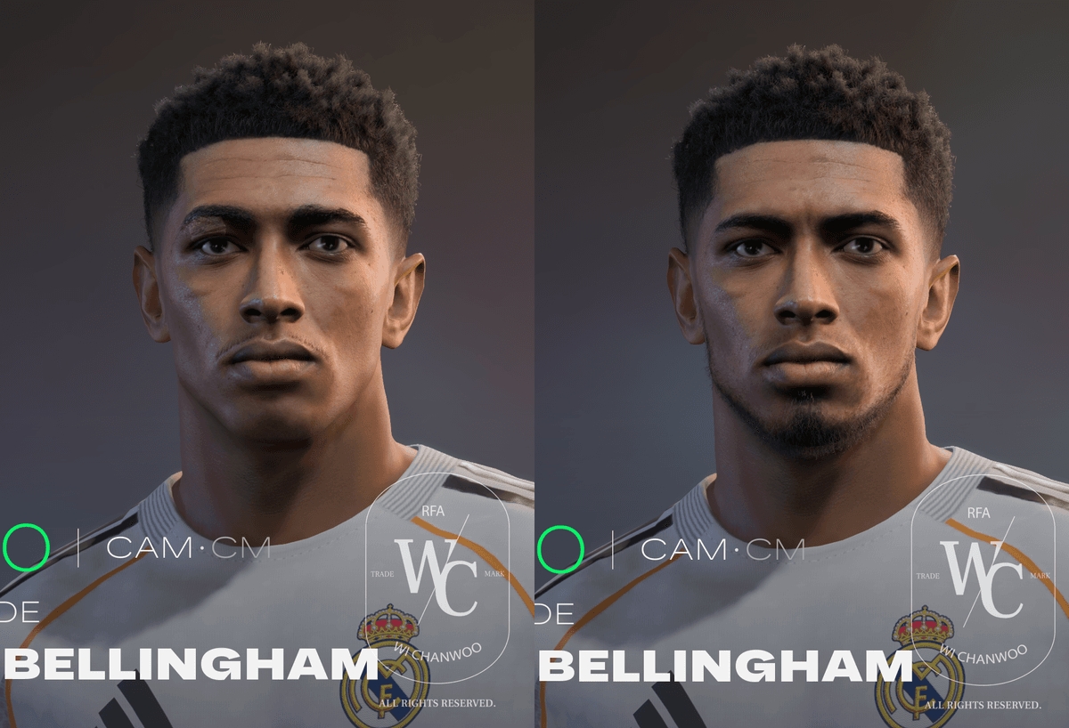 Jude Bellingham Update Face